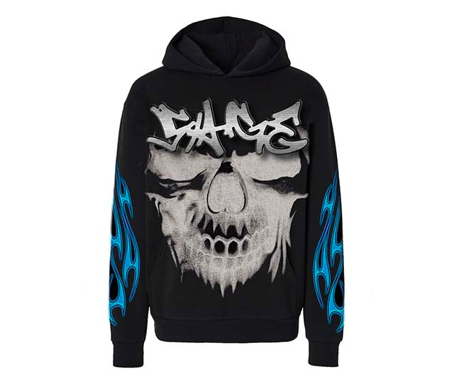 SPIRAL SKULLS HOODIE